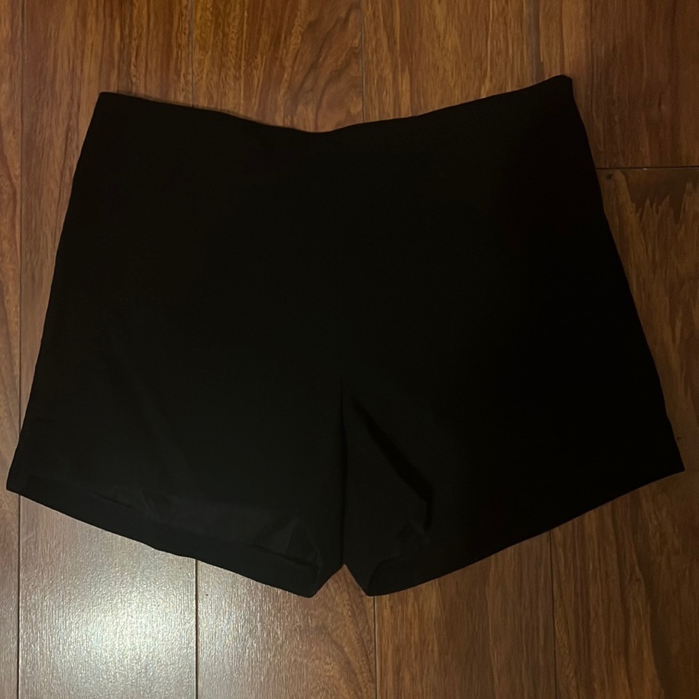 Black high waisted shorts
